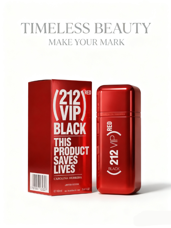 VIP Black Red Carolina Herrera for men