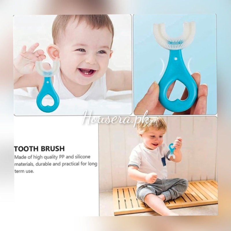 Silicon U Shaped Kids Tooth Brush