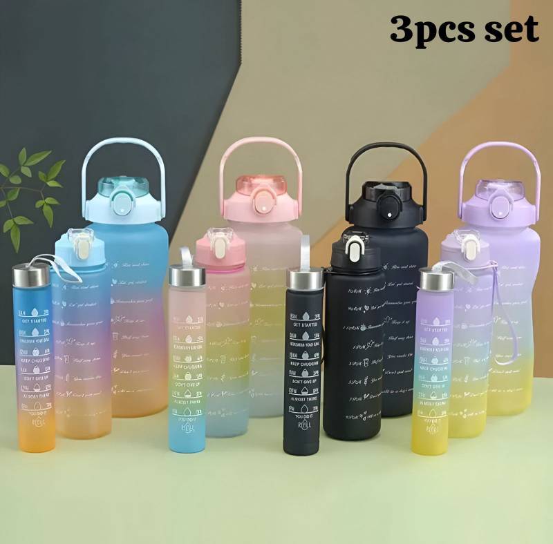 Water Bottle Set 
High Quality Plastic Material