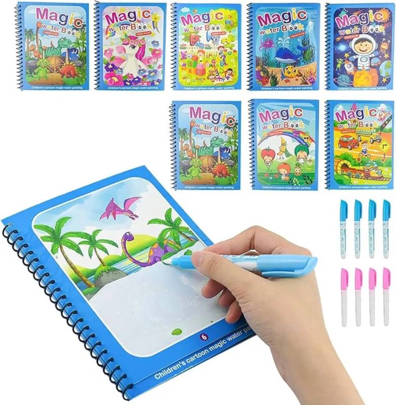 8 Pages Invisible Ink Magic Book With Pen