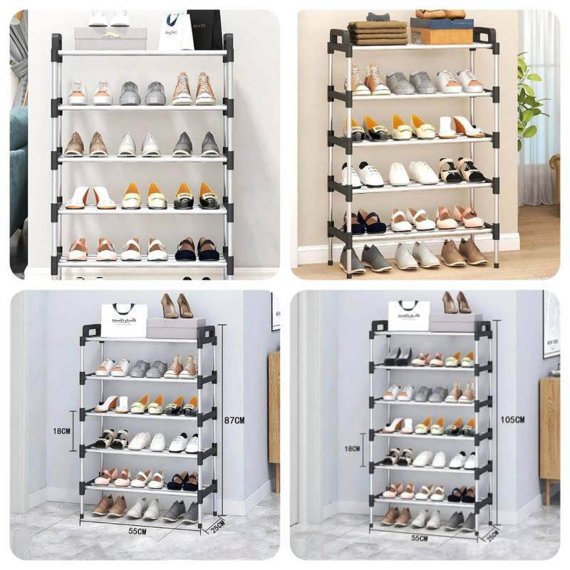 Attachable Aluminium Shoes Rack