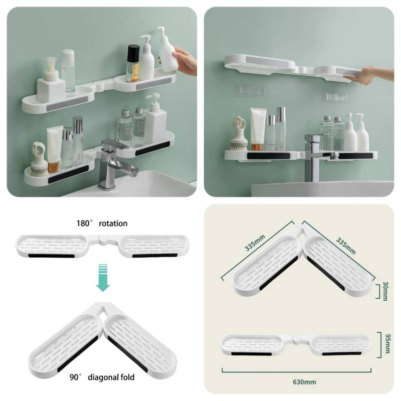 Wall Mounted Rotatting Shelf