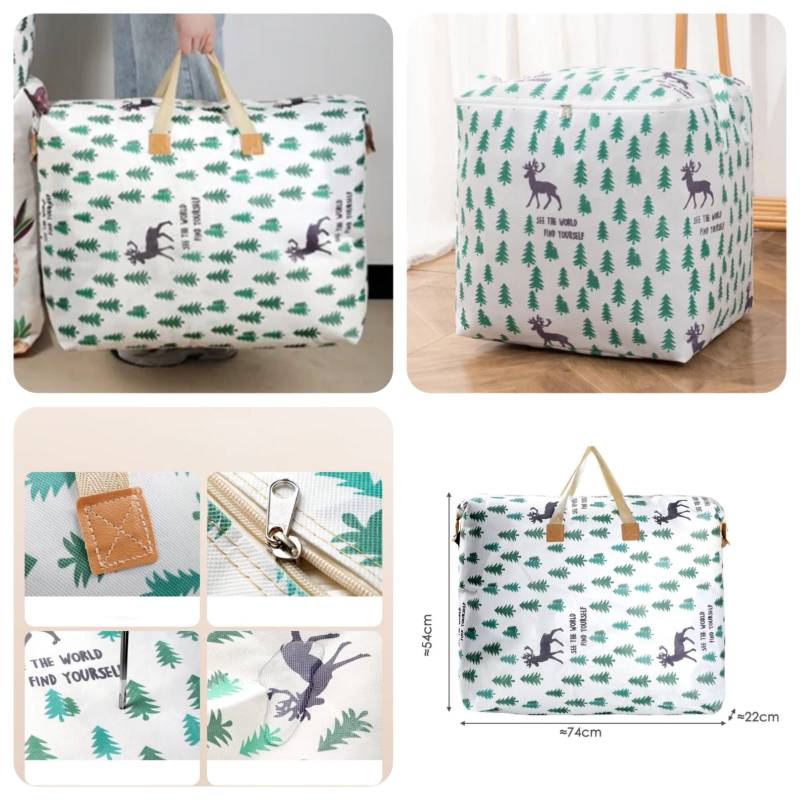 Tree Printed Storage Bag