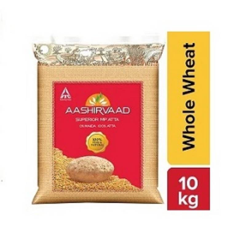 Aashirvaad Atta- Whole Wheat, 10 kg