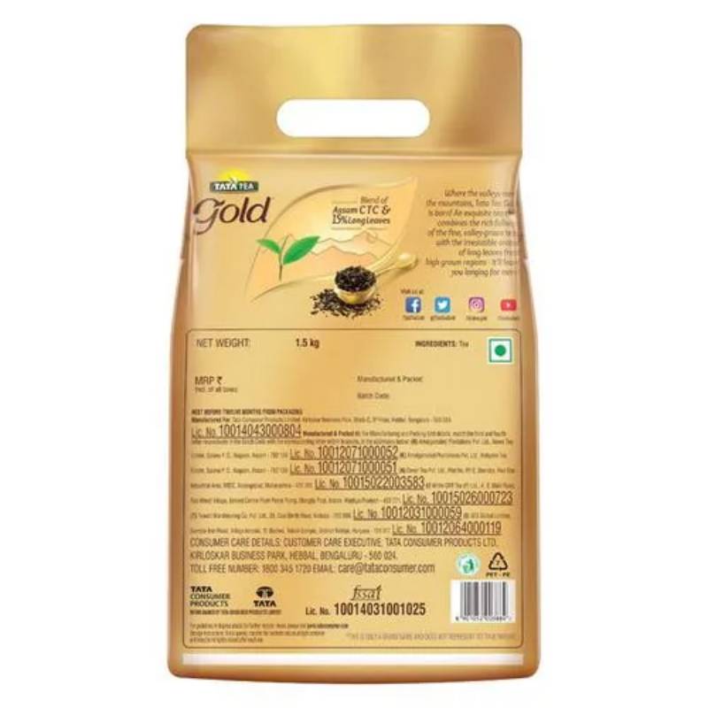 Tata Tea Gold Assam Teas 1kg.