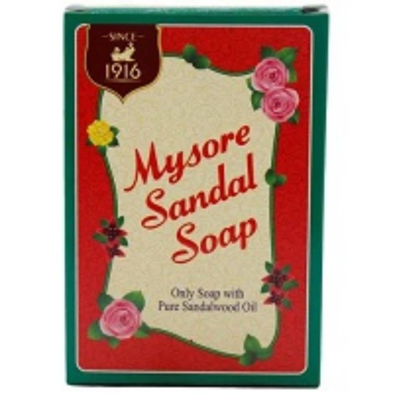 Mysore Sandal Pure Sandalwood Oil Soap, 100g.