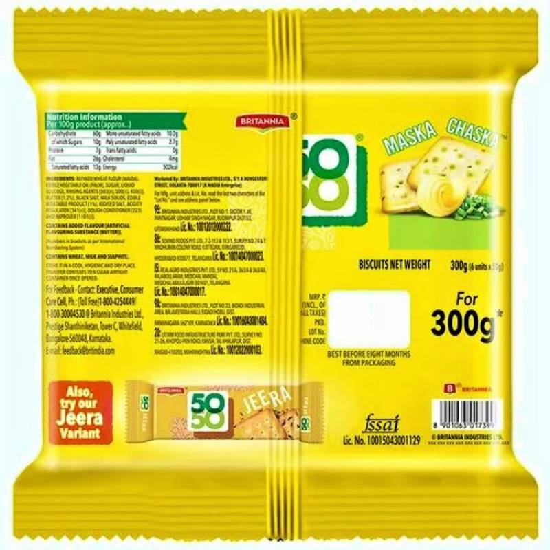 Britannia 50-50 Maska Chaska 300g.