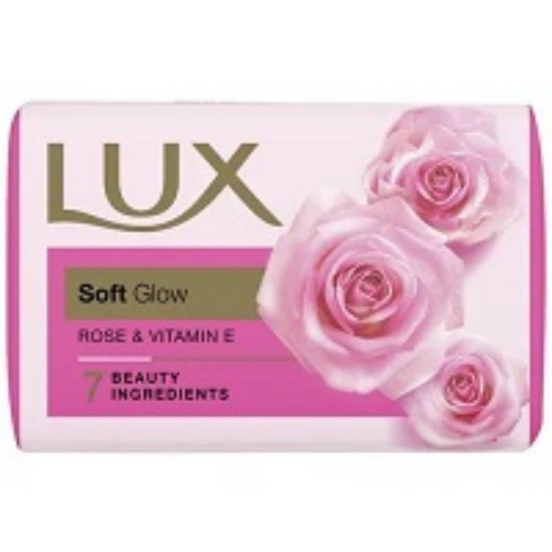 Lux Rose & Vitamin E Soap Bar, 100g.