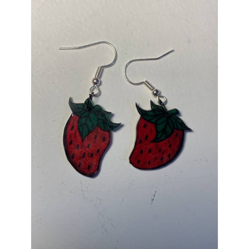Strawberry earrings