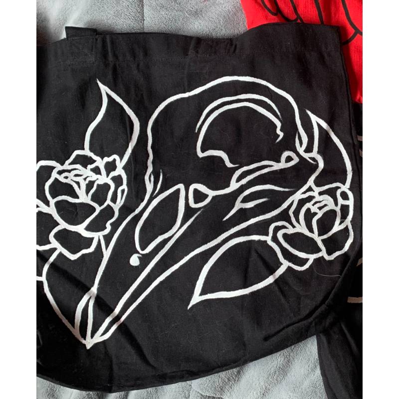 Bird Skull Tote