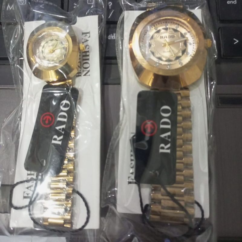 Rado Luxury Couple Watch Set Matching His And Hers Analog Watches Elegant Design