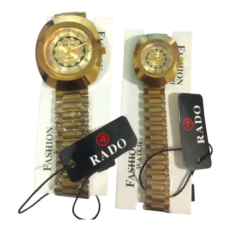 Rado Luxury Couple Watch Set Matching His And Hers Analog Watches Elegant Design