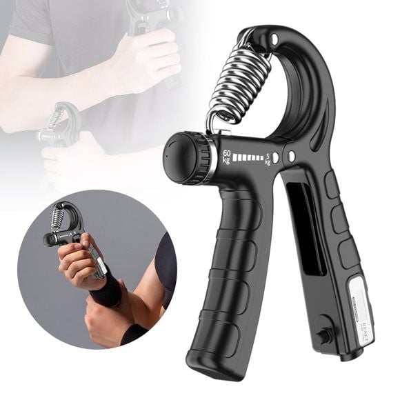 Hand Grips Strengthener – Adjustable Arm, Finger & Wrist Exerciser for Men & Women | Gym Fitness Training Gripper