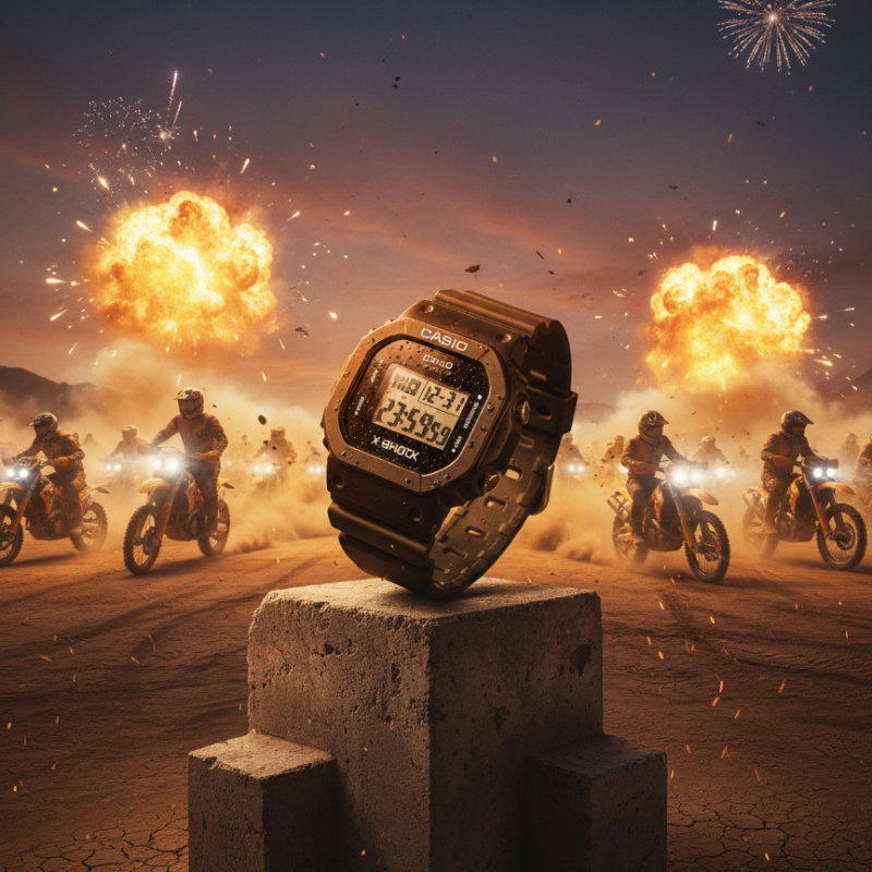 Casio X-SHOCK Classic Square Digital Watch - Black Resin, Shock-Resistant, Day/Date/Time Display, Water Resistant Sport Watch ( without box)