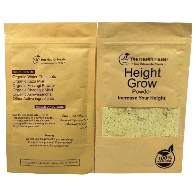 The Health Healer Height Grow Powder – 100% Natural Height Increase
