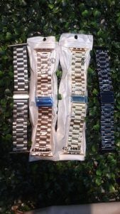 iWatch Stainless Steel Rolex Style Bracelet - Rolex Chain Strap in Metal for Smart Watches (Random Color) - 42