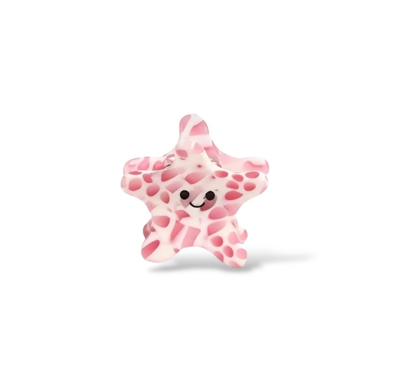 Arenita mini hair clip acetato de celulosa