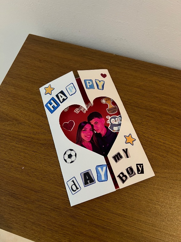 Carta a mano personalizada