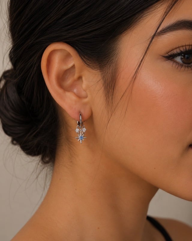 Aretes Estrella de Cristal