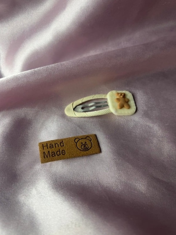 Set Cure Bear hair clip