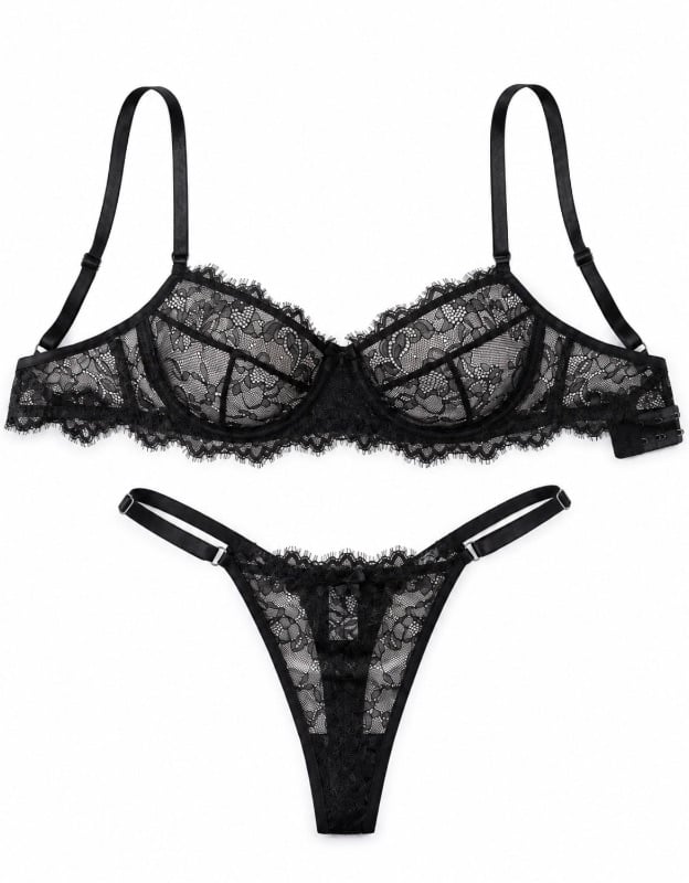 Lencería black passion