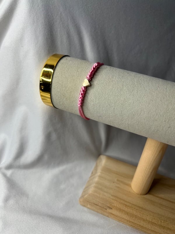 Pulsera Suspiro Rosa