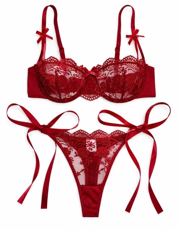 Lencería red passion