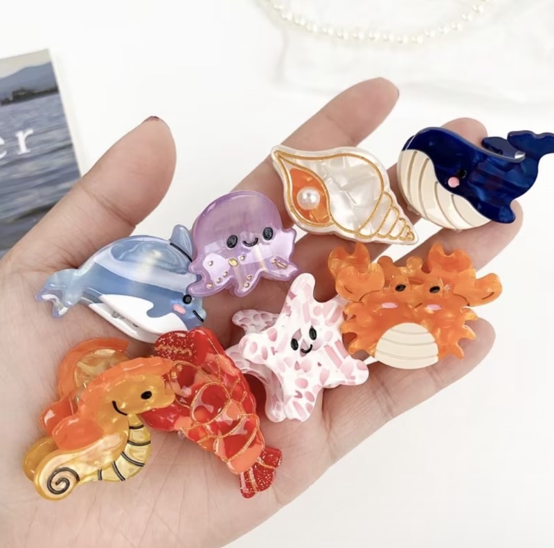 Tesoro mini hair clip acetato de celulosa