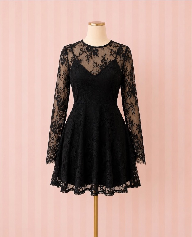 Vestido dark romance