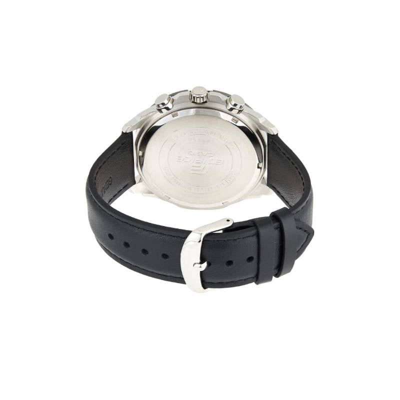 Edifice Leather Black Strap Efr 539