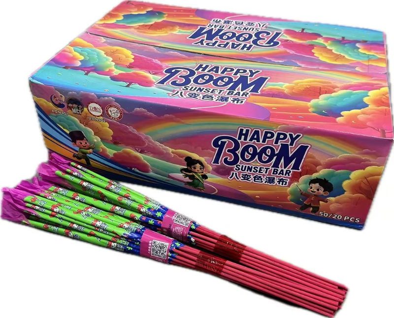 192. 8-Color Waterfall Sunset