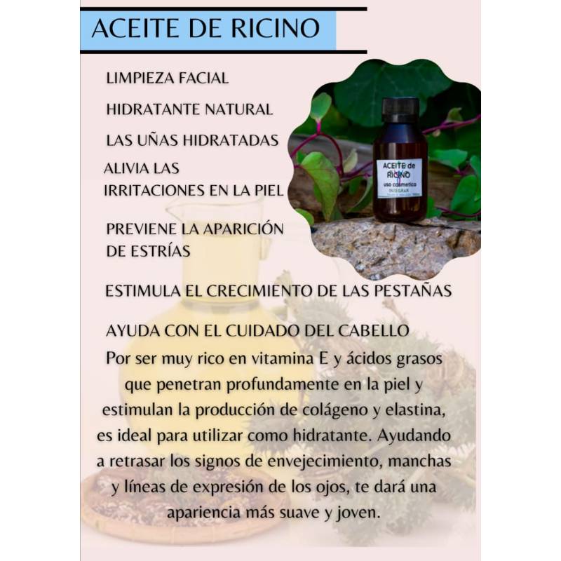 Aceite de Ricino (Grado Alimentario)