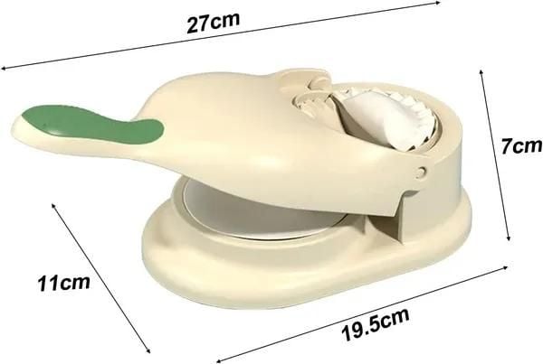 2-in-1 Dumpling Mould Kit Samosa Maker Plastic Multicolor