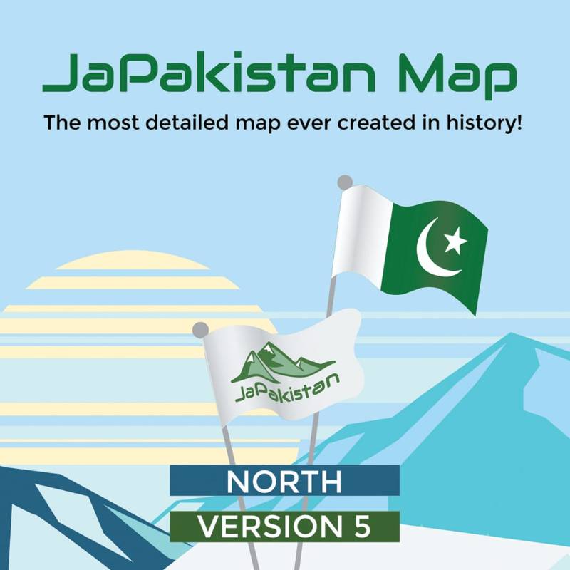 JaPakistan Map (North) Version 5