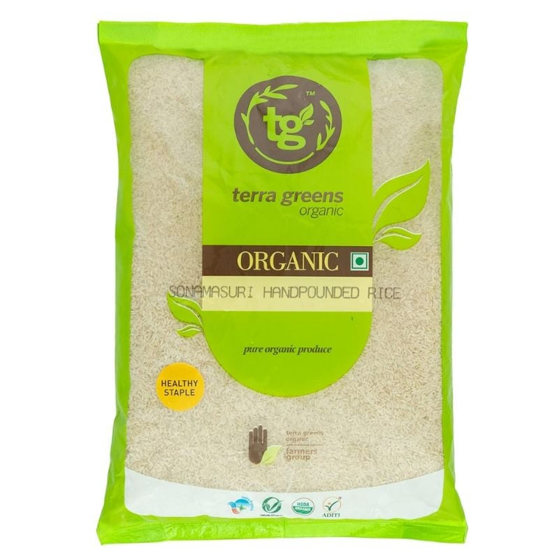 Terra Greens Sonamasuri Hand-Pounded Rice 5KG