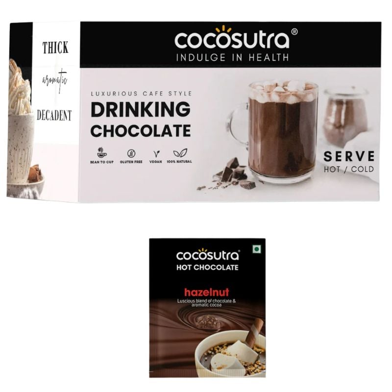 Cocosutra Hazelnut Hot Chocolate 20G
