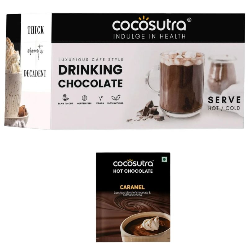 Cocosutra Caramel Hot Chocolate 20G