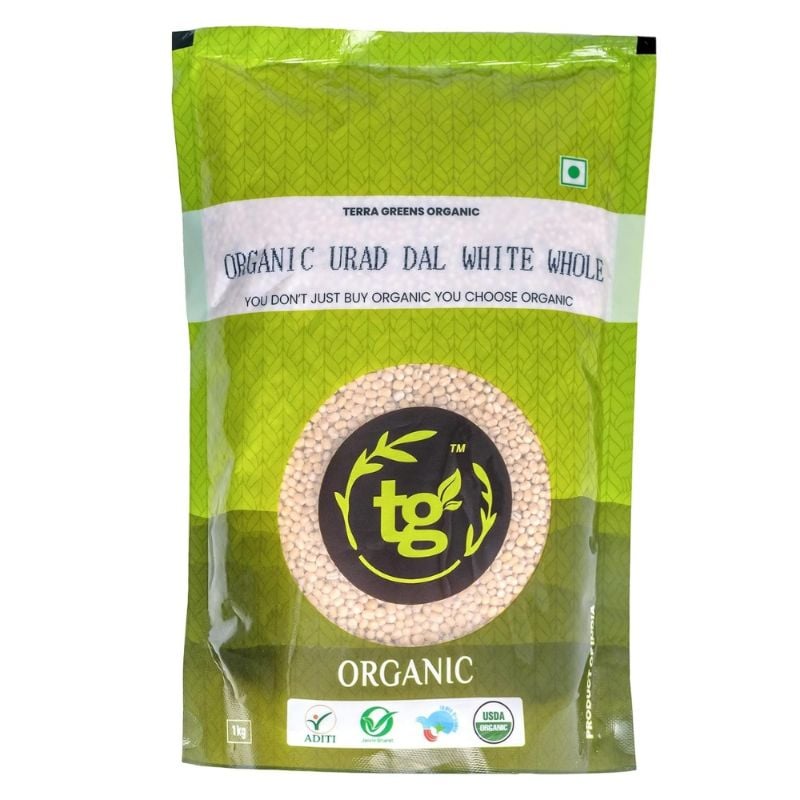 Terra Greens Urad Dal White Whole 1KG