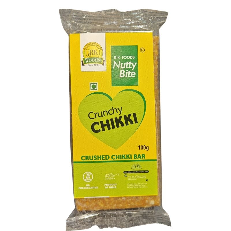 Nutty Bite Crushed Groundnut Chikki Bar