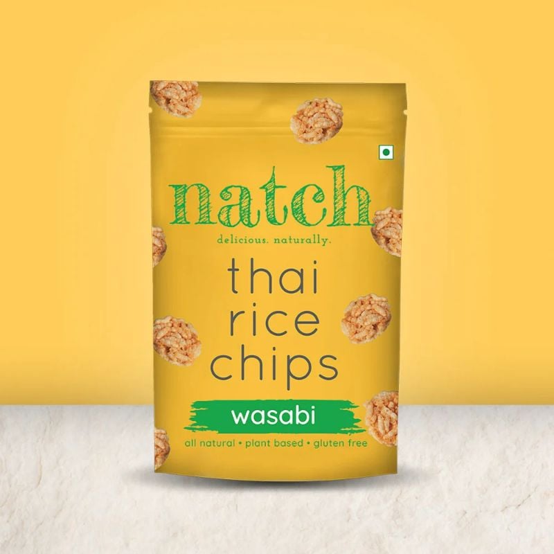 Natch Thai Rice Chips Wasabi