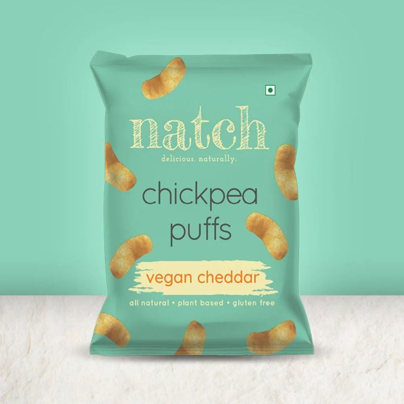 Natch Chickpea Puffs Vegan Cheddar