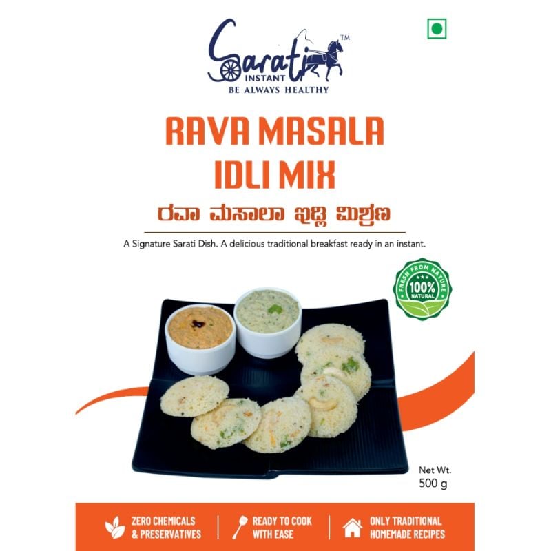 Sarati Rava Masala Idli Mix