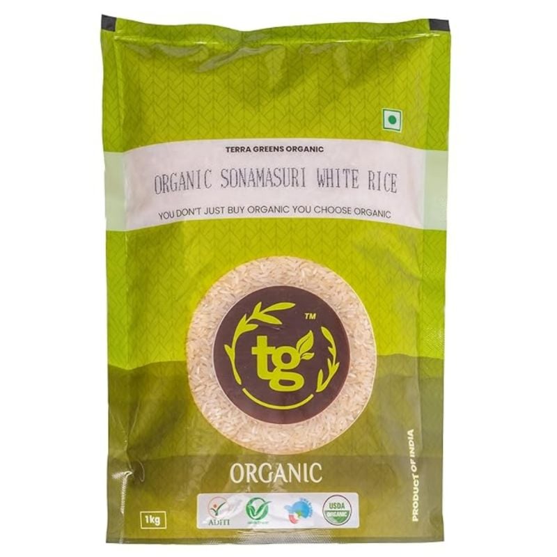 Terra Greens Sonamasuri White Rice 1KG