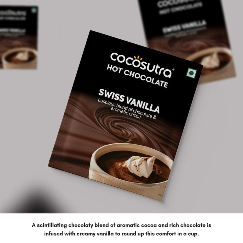 Cocosutra Swiss Vanilla Hot Chocolate 20G