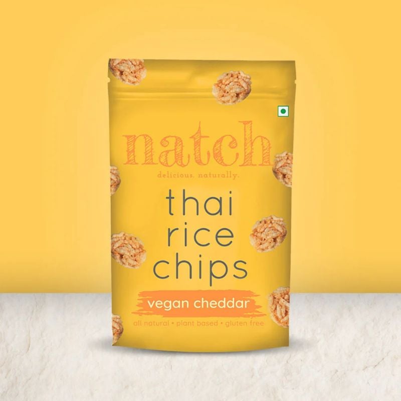 Natch Thai Rice Chips Vegan Cheddar