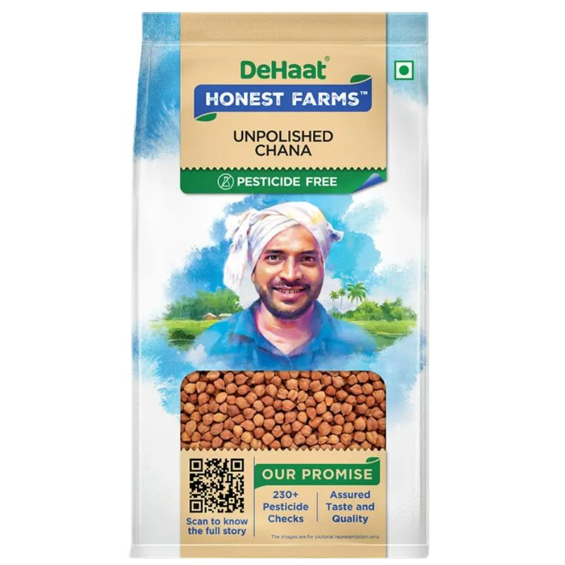 DeHaat Unpolished Chana 1KG