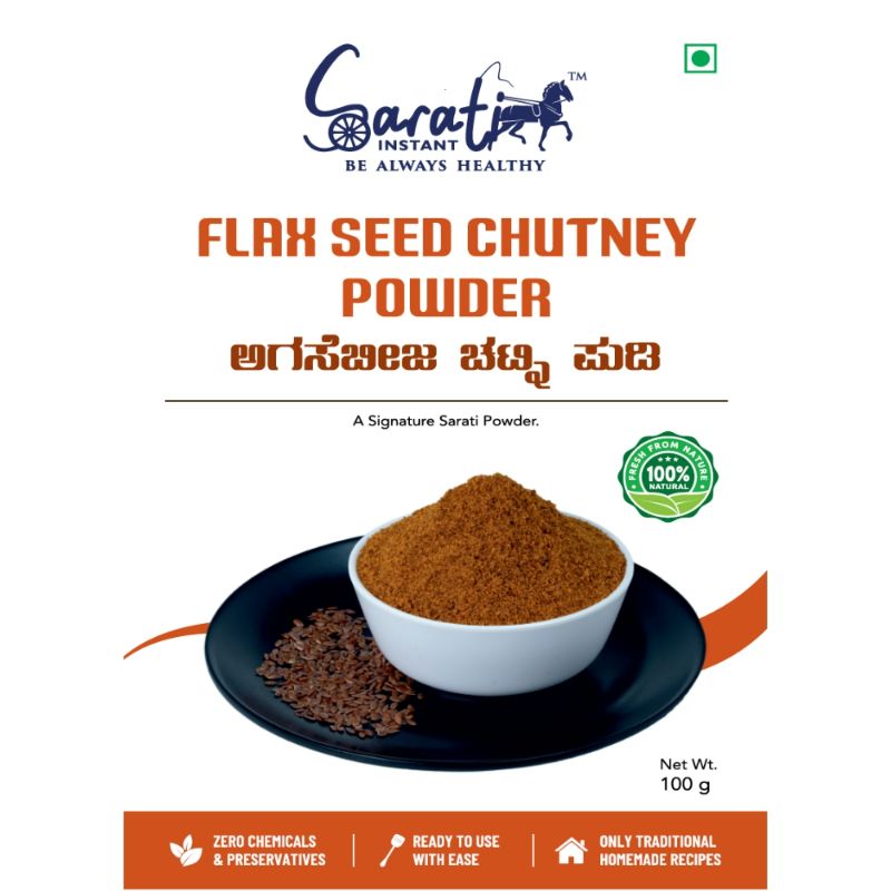 Sarati Flaxseeds Chutney Powder