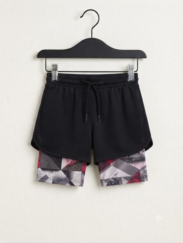 Short collant (0,1)