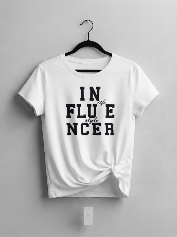Tee-shirts  blanc à nœud