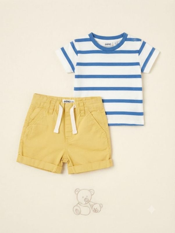 Short yellow et ts (3M - 0,15)